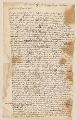 2 vues  - Tronchin, Louis. Minute autographe de 2 lettres, la première à James Ussher à Londres, la seconde à [Edward] Pocock à Oxford.- Leyde, 6/16 août 1652 (ouvre la visionneuse)