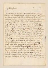 4 vues  - Tronchin, Louis. Lettre autographe signée avec cachet à Georges de Montmollin.- Genève, 14 septembre 1675 (ouvre la visionneuse)