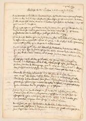 6 vues  - Bifeuillet de la main de Louis Tronchin : \'Réponses de Mr [Fabrice] Burlam[aqui] à des demandes sur la Bible\' [d\'Olivétan, des Vaudois] du 9 mai 1677\', suivies de la minute des \'Réponses que j\'ai données le 11 mai 1677 pour Mr Frémont d\'Ablancourt\' (ouvre la visionneuse)