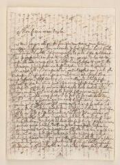8 vues  - Tronchin, Louis. 3 lettres autographes signées avec cachet à son oncle Gédéon Tronchin, marchand à Genève.- 5 novembre 1657-28 mai 1661 (ouvre la visionneuse)