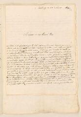 4 vues  - Bertrand, P. Lettre autographe signée avec cachet à Louis Tronchin.- Hambourg, 27 février 1681/1682 (ouvre la visionneuse)