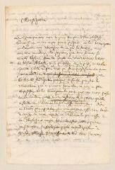 4 vues  - Tronchin, Louis, au nom de la Compagnie des pasteurs. Minute d\'une lettre à l\'Electeur de Brandebourg.- 31 juillet 1683 (ouvre la visionneuse)