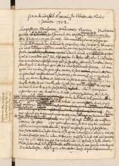 8 vues  - Discours pour le Conseil Général le 1er janvier 1702 sur l\'élection des syndics (ouvre la visionneuse)