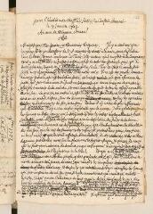 8 vues  - Discours en Conseil Général le 7 janvier 1703 pour l\'élection des syndics (ouvre la visionneuse)