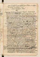 4 vues  - Discours pour le Conseil Général le 4 janvier 1705 pour l\'élection des syndics (ouvre la visionneuse)