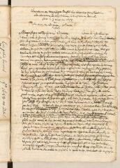 4 vues  - Discours en Conseil des Deux-Cents le 3 novembre 1688 pour l\'élection du lieutenant, de 2 auditeurs et du procureur général (ouvre la visionneuse)