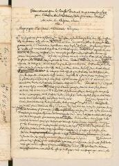 4 vues  - Discours au Conseil Général le 4 novembre 1688 pour l\'élection du lieutenant et du procureur général (ouvre la visionneuse)