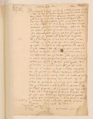 4 vues  - Bèze, Théodore de. Minute de lettre au prince porcien [Antoine 3 de Croy].- Genève, 14 août 1566 (ouvre la visionneuse)