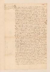 2 vues  - Bèze, Théodore de. Minute de lettre, dictée à Catherine Plan, à Paul Chevalier.- [Genève], 1er/11 décembre 1595 (ouvre la visionneuse)