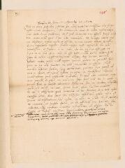 2 vues  - Bèze, Théodore de. Minute de lettre autographe signée à [William et Patrick Ruthven].- Genève, 15/25 avril 1602 (ouvre la visionneuse)