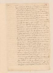 7 vues  - Bèze, Théodore de. Minute de lettre, dictée à Catherine Plan, à [un pasteur de Nîmes, Moynier ou Falguerolles].- [Genève], [après le 15/25 août 1598] (ouvre la visionneuse)