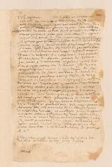 2 vues  - Plan, Catherine. Minute de lettre à une personne non identifiée qui avait remis des livres à Théodore de Bèze.- [peu après sa mort en 1605] (ouvre la visionneuse)