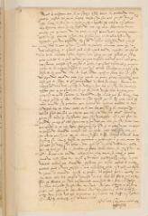 2 vues  - Du Jon, François. Lettre autographe signée à Théodore de Bèze.- Grenoble, 30 novembre/10 décembre 1593 (ouvre la visionneuse)