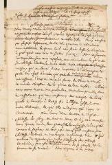 4 vues  - Brouillon, de la main de Louis Tronchin, d\'un compliment au prince électoral palatin passant par Genève, le 13 août 1670 (ouvre la visionneuse)