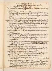 72 vues Brouillon autographe d'un récit de Louis Tronchin sur l'établissement de la nouvelle version des Psaumes.- sans lieu, [vers 1700]