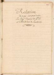 16 vues  - \'Relation de ce qui s\'est passé entre les seigneurs députés de LL. EE. et l\'Académie de Lausanne\' concernant le Consensus.- mai 1722 (ouvre la visionneuse)