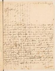 4 vues  - Huet. Lettre autographe signée \'Huet\' [Gédéon Huet, pasteur en France?] à Louis Tronchin.- Paris, 30 novembre 1672 (ouvre la visionneuse)