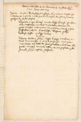 4 vues  - Hemmann. Copie, de la main de Louis Tronchin, d\'une lettre de Mr Hemmann au comte de la Croix.- 17 février 1676 (ouvre la visionneuse)