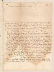4 vues  - Merlat, Elie. Lettre autographe signée à Louis Tronchin.- Lausanne, 21 octobre 1680 (ouvre la visionneuse)