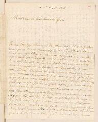 4 vues  - [Jallabert, Etienne]. Lettre non signée avec cachet, à Louis Tronchin.- sans lieu, 11 avril 1686 (ouvre la visionneuse)
