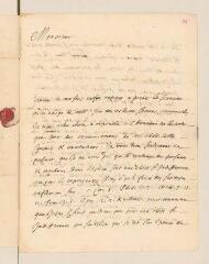 4 vues Magny, François. Lettre autographe signée avec cachet à Louis Tronchin.- Vevey, 20 septembre 1701