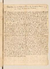 4 vues Plaidoyer de François Magny de Vevey face à la commission de Berne au sujet du piétisme.- [Berne], [vers 1700]