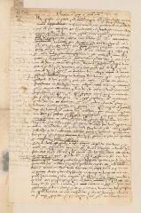 8 vues Minute d'une lettre [de la Classe de Lausanne à Leurs Exellences de Berne?].- Lausanne, 17 juillet 1558