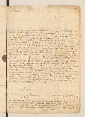 2 vues Merlat, Elie. Lettre autographe signée avec cachet à Jacques Ingrand.- Lausanne, 29 décembre 1689