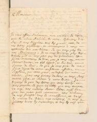 4 vues Merlat, Elie. Lettre autographe signée avec cachet à Jacques Ingrand.- Lausanne, 18 août 1689