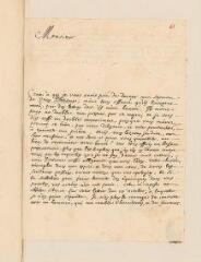 4 vues Merlat, Elie. Lettre autographe signée avec cachet à Jacques Ingrand.- Lausanne, 5 novembre 1699