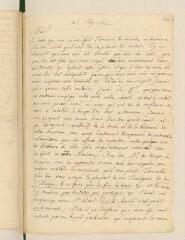 8 vues Copie de la réponse de Vincent Perret à la lettre précédente de [François] Magny de Vevey.- 31 mai 1721