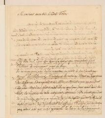 4 vues Achard, Antoine. Lettre autographe signée à Louis [II] Tronchin.- Berlin, 13 août 1740
