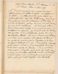 4 vues Altmann, Johann Georg. Lettre autographe signée à [Jacob] Vernet.- Berne, 7 février 1753