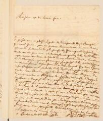 4 vues Aguet, A., ministre. Lettre autographe signée avec cachet à Louis [II] Tronchin.- Lausanne, 4 octobre 1726