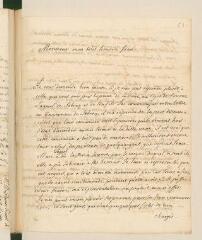 4 vues Favre, B[enjamin], ministre. Lettre autographe signée avec cachet à Louis [II] Tronchin.- Gimel, 6 juin 1737