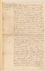4 vues  - Copie d\'une lettre, non signée, à M. Du Plessis.- 13 septembre 1599 (ouvre la visionneuse)
