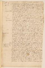 4 vues  - Brouillon, non signé et d\'une main non identifiée, d\'un mémoire sur la persécution des réformés à Cahors en 1561.- sans lieu ni date (ouvre la visionneuse)