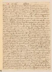 4 vues  - Copie d\'une requête, non signée, présentée [par Thomas d\'Escorbiac?] au nom des officiers de la Chambre de l\'Edit de Castres, au roi Louis XIV.- sans lieu, [1671] (ouvre la visionneuse)