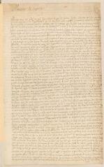 4 vues  - Lettre signée de \'Jean Mainfait\' à un trésorier non identifié.- Yverdu, 14 octobre 1753 (ouvre la visionneuse)