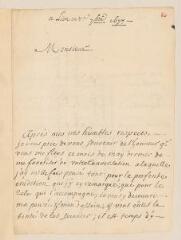 12 vues B, abbé. 3 lettres autographes signées à Jean-Alphonse Turrettini. - Lyon, 1697