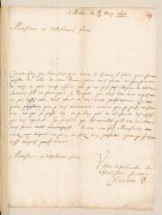24 vues  - Chauvin, P. 6 lettres autographes signées à Jean-Alphonse Turrettini. - Berlin, 1698-1709 (ouvre la visionneuse)