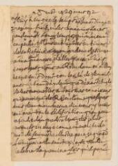 6 vues Bernard. Lettre autographe signée à Jean-Alphonse Turrettini. - Amsterdam, 29 mars 1692