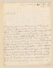6 vues  - Deprez. 2 lettres autographes signées à Jean-Alphonse Turrettini. - Cantorbery, 29 janvier 169[2 ou 3] - 6 novembre 1698 (ouvre la visionneuse)