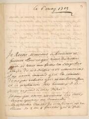 40 vues  - Got, Salomon. 10 lettres autographes signées à Jean-Alphonse Turrettini. - Sans lieu, 6 mars 1703 - 29 juillet 1709 (ouvre la visionneuse)