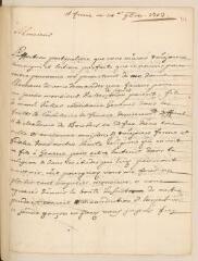 4 vues  - Hess, David. Lettre autographe signée à Jean-Alphonse Turrettini. - Zurich, 14 novembre 1703 (ouvre la visionneuse)