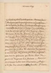8 vues  - Isnard du Terrier. 2 lettres autographes signées à Jean-Alphonse Turrettini. - Sans lieu et Lausanne, 14 mars 1698 - 6 octobre 1698 (ouvre la visionneuse)