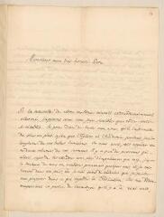 44 vues  - Dumont, G[abriel] (ministre). 9 lettres autographes signées à Jean-Alphonse Turrettini. - Leipzig, Schaffhouse et sans lieu, 1er décembre 1705 - 7 septembre 1720 (ouvre la visionneuse)