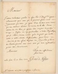 4 vues  - Nassau, prince de. Lettre autographe signée à Jean-Alphonse Turrettini. - La Haye, 30 juin 1702 (ouvre la visionneuse)
