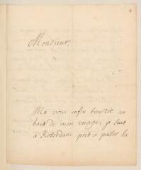 14 vues  - L\'Oste, C. 4 lettres autographes signées à Jean-Alphonse Turrettini. - Rotterdam, 24 juillet 1704 - Lowther, 14 août 1707 (ouvre la visionneuse)