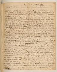4 vues  - Robethon, J. Lettre autographe signée à Jean-Alphonse Turrettini. - Han[ovre ?], 25 septembre 1716 (ouvre la visionneuse)